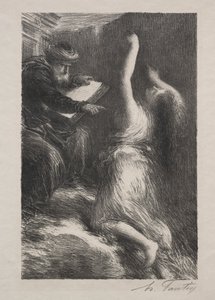 Parsifal, Akt II: Ewokacja Kundry autorstwa Ignace Henri Jean Fantin Latour