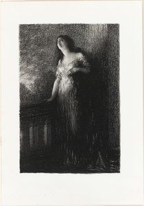 Romeo i Julia: Zwierzenie się w nocy autorstwa Ignace Henri Jean Fantin Latour