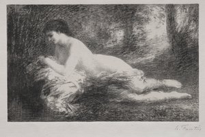 Zaduma autorstwa Ignace Henri Jean Fantin Latour