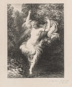 Sara Kąpiąca autorstwa Ignace Henri Jean Fantin-Latour