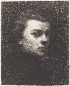 Autoportret w Seventeen autorstwa Ignace Henri Jean Fantin Latour