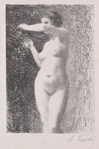 Studiuj dla Ewy autorstwa Ignace Henri Jean Fantin Latour