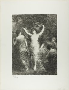 Taniec autorstwa Ignace Henri Jean Fantin-Latour
