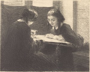 Hafciarze autorstwa Ignace Henri Jean Fantin Latour