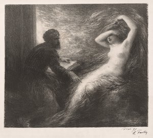 Ewokacja Kundry autorstwa Ignace Henri Jean Fantin-Latour