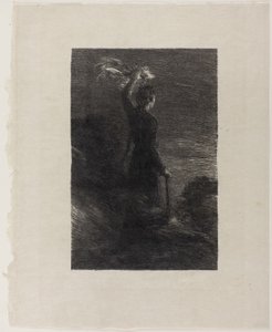 Tristan i Izolda, Akt II: Sygnał w nocy autorstwa Ignace Henri Jean Fantin Latour