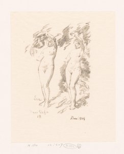 Dwa badania Evy autorstwa Ignace Henri Jean Fantin-Latour