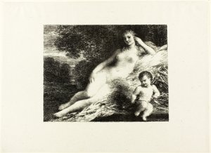 Wenus i Kupidyn, druga płyta autorstwa Ignace Henri Jean Fantin-Latour