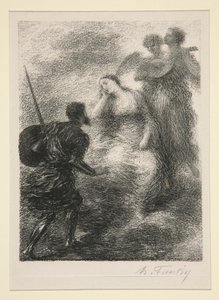 Wizja Oberona autorstwa Ignace Henri Jean Fantin-Latour