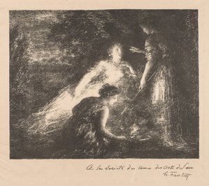 Czary autorstwa Ignace Henri Jean Fantin Latour