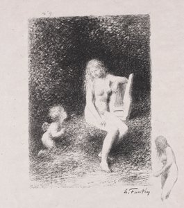 XXI autorstwa Ignace Henri Jean Fantin-Latour