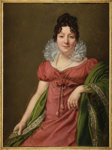 Marie Therese Bourgoin, francuska aktorka, kochanka cesarza Aleksandra I Rosji - Portret Marie-Therese Bourgoin (1781-1833), kochanki cesarza Aleksandra I, autorstwa Riesener, Henri-Francois (1767-1828). Olej na płótnie, ok. 1809. Format: 95,5x71