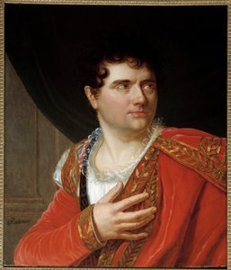 Portret śpiewaka Jean Baptiste Sauveur Gavaudan (1772 - 1840) w roli Montano de Berton. Obraz Henri Francois Riesener (1767-1828). Olej na płótnie. Wymiary: 0,68x0,55m. Paryż, Muzeum Carnavalet