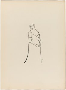 Anna Thibaud, z Le Café-Concert autorstwa Henri Gabriel Ibels
