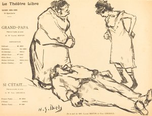 Dziadek; Jeśli było autorstwa Henri Gabriel Ibels