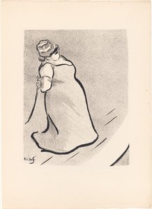 Jeanne Bloch, z Le Café-Concert autorstwa Henri Gabriel Ibels
