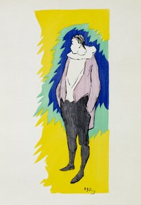 Pierrot. Rysunek Henri-Gabriela (Henri Gabriel) Ibels (1867-1936). Kolekcja prywatna (patrz bra013768)