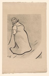 Portret piosenkarki Jeanne Bloch Jeanne Bloch Artyści koncertu kawiarnianego (tytuł serii) Koncert Le Café (tytuł serii)