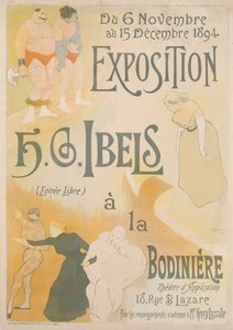 Plakat do wystawy Henri-Gabriel Ibels, 1894. autorstwa Henri Gabriel Ibels