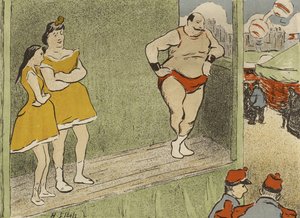 Program do inscenizacji Théâtre Libre Le Grappin i LAffranchie, 1892 autorstwa Henri Gabriel Ibels