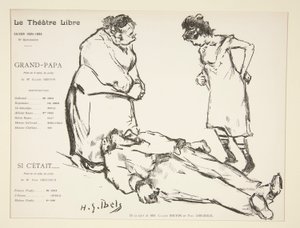 Program Wolnego Teatru: Dziadek autorstwa Henri Gabriel Ibels