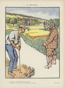 Stary kościół. Ilustracja do Le Rire