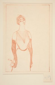 Yvette Guilbert autorstwa Henri Gabriel Ibels