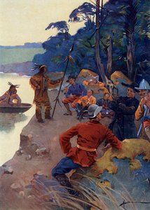 Pierwsi europejscy osadnicy na brzegach rzeki Świętego Wawrzyńca, obecny Quebec XVI-XVII w. (Europejscy osadnicy na brzegach rzeki Świętego Wawrzyńca