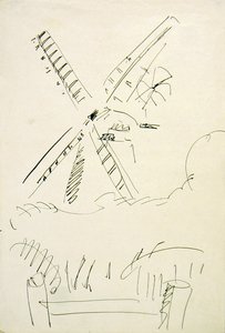 Wiatrak autorstwa Henri Gaudier-Brzeska