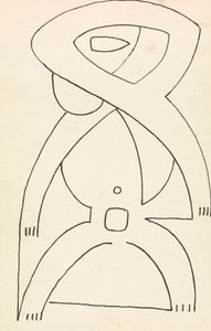Studium figur do projektu reliefowego autorstwa Henri Gaudier-Brzeska