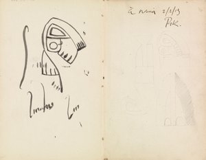 Pięć studiów rzeźbiarskich autorstwa Henri Gaudier-Brzeska