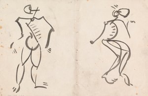 Pięć studiów dla rzeźby autorstwa Henri Gaudier-Brzeska