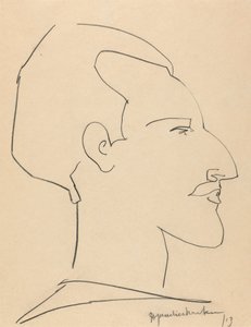 Horacy Brodski autorstwa Henri Gaudier Brzeska