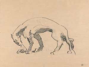Lwica w profilu autorstwa Henri Gaudier Brzeska