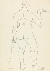 Stojąca kobieca postać autorstwa Henri Gaudier-Brzeska