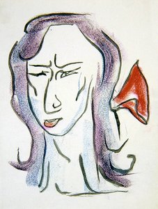 Hrabina Oksfordu i Asquith autorstwa Henri Gaudier-Brzeska
