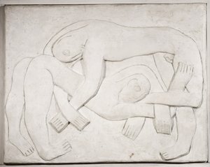 Zapaśnicy, 1914 ; 1965 autorstwa Henri Gaudier Brzeska