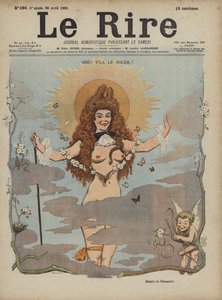 Ilustracja do Le Rire (kolor lito) autorstwa Henri Gerbault