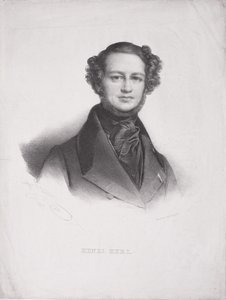 Henri Herz (1803-88) autorstwa Henri Grevedon