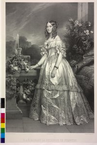 Księżniczka Sachsen-Coburg-Gotha Wiktoria autorstwa Henri Grevedon