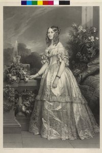 Księżniczka Sachsen-Coburg-Gotha Wiktoria autorstwa Henri Grevedon