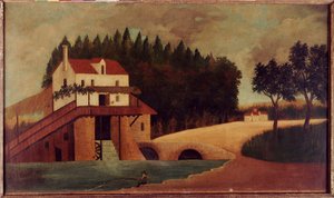 Młyn, ok.1896 autorstwa Henri J.F. Rousseau