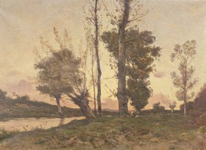 د سټریم پولی سره منظره autorstwa Henri Joseph Harpignies