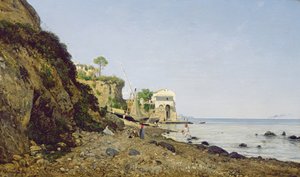 Pejzaż morski w Sorrento, 1859