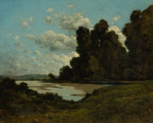 Rzeka Loara w Nevers, 1901. autorstwa Henri Joseph Harpignies