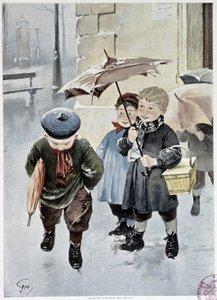 Niezależna – akwarela Geoffroya w „”Le Figaro Illustré””, maj 1901 autorstwa Henri Jules Jean Geoffroy