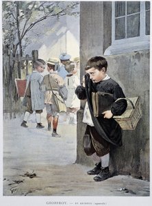 Z umiarem - akwarela Geoffroya w „”Le Figaro Illustré””, maj 1901 autorstwa Henri Jules Jean Geoffroy
