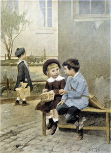 Szkoła: bezpłatna wymiana - Geoffroy autorstwa Henri Jules Jean Geoffroy