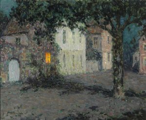 Księżycowy plac miejski w Cherbourgu, ok. 1934
