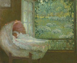 Kołyska, 1905 autorstwa Henri Le Sidaner